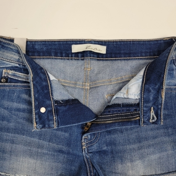 KanCan High Riae Stretch Cuffed Denim Shorts 26 - Picture 5 of 5